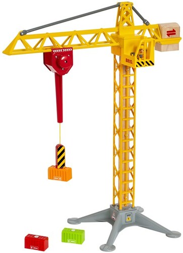 Brio Train Brio Train en bois Grande grue lumineuse 33835 7312350338355