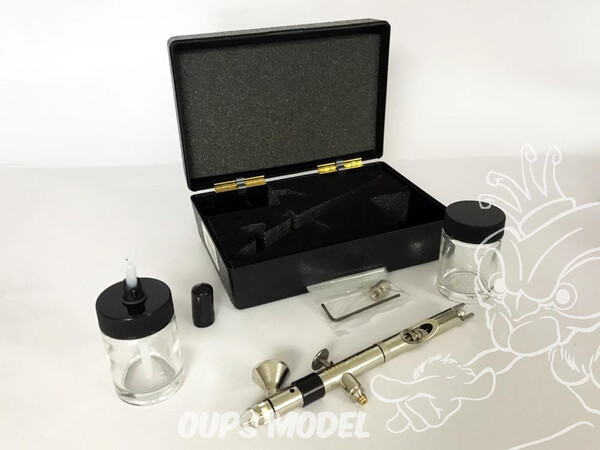 Badger UNIVERSAL 360 Airbrush + 2 pots + Adaptateur 
