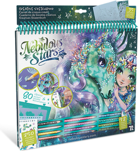 Nebulous Stars Nebulous Stars Chevaux fantastiques - Sous la mer - Carnet de croquis 694704113724