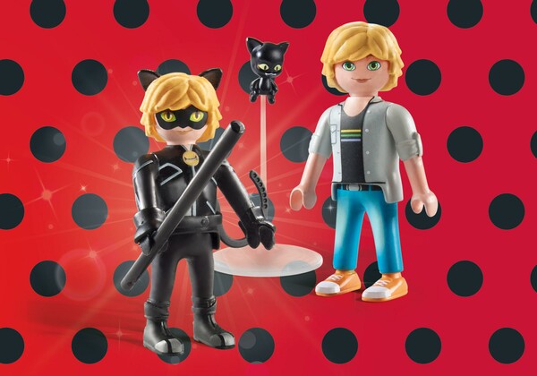 Playmobil Playmobil 71337 Miraculous Adrien et Chat Noir 4008789713377
