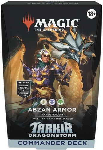 Wizards of the Coast MTG tarkir dragonstorm commander deck Abzan Armor MTG