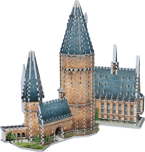 Wrebbit Casse-tête 3D Harry Potter château Poudlard, La Grande salle (850pcs) 665541020148