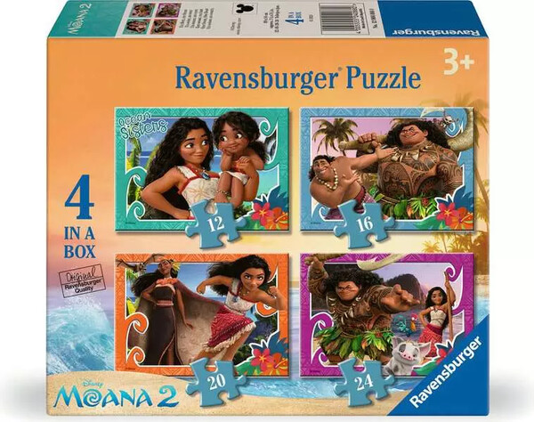 Ravensburger casse-tête Casse-tête 12-16-20-24 progressif Moana 4005555040880