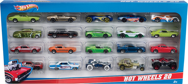 Hot Wheels Hot Wheels Ensemble de 20 voitures 027084257373
