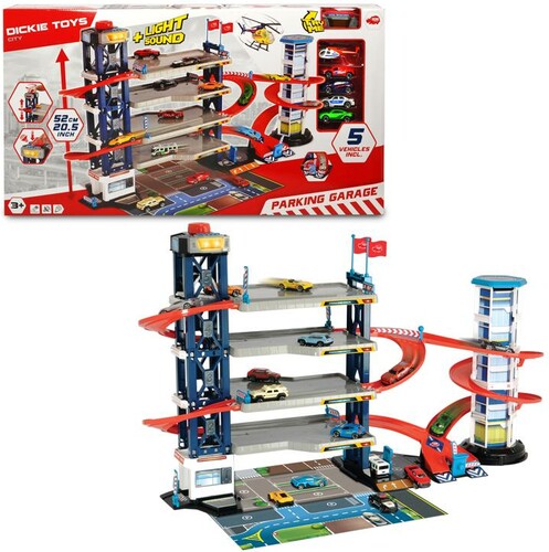 Dickie Toys City Garage de stationnement Sons et lumières 4006333030611