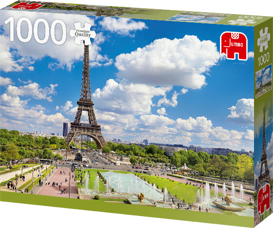 Jumbo Casse-tête 1000 La Tour Eiffel en été, Paris, France 8710126188477
