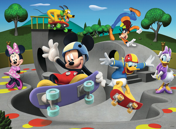 Ravensburger Casse-tête 100 XXL Mickey & Minnie À vos planches ! 4005556109234