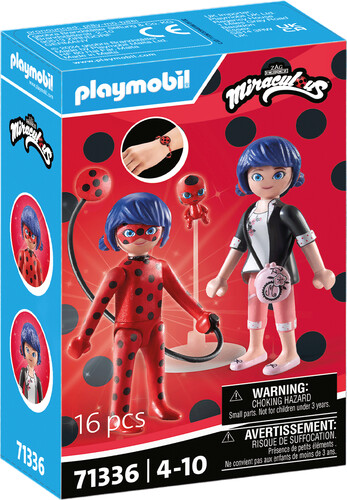Playmobil Playmobil 71336 Miraculous Marinette et Ladybug 4008789713360