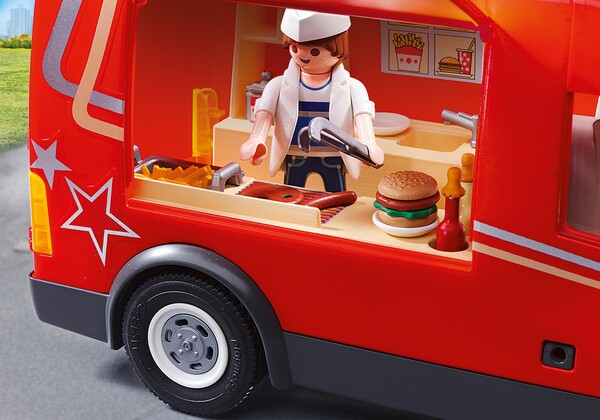 Playmobil Playmobil 5677 Camion de cuisine de rue (Food truck) (ancien 5632) (juin 2016) 4008789056771