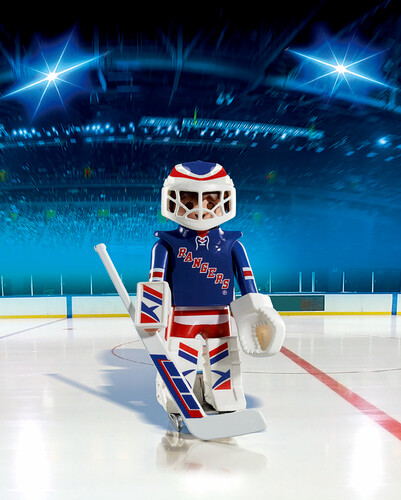 Playmobil Playmobil 5081 LNH Gardien de but de hockey Rangers de New York (NHL) (oct 2015) 4008789050816
