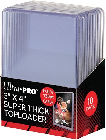 Ultra PRO topload 3x4 130pt box 10ct 074427823276