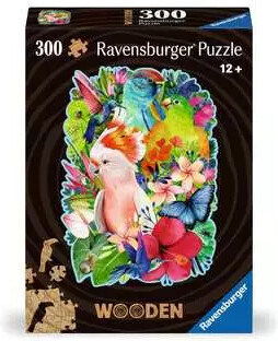 Ravensburger Casse-tête 300 Pièces en bois forme Oiseaux 4005555007609