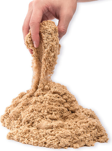 Kinetic Sand Kinetic Sand - Sable en boîte 5,5 lb - Brun (sable cinétique) 778988368893