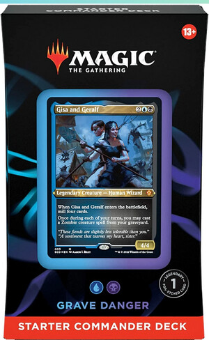 Wizards of the Coast MTG Starter Commander deck 2022 Grave Danger MTG