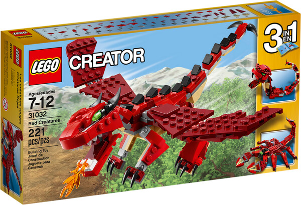 LEGO LEGO 31032 Creator Les créatures rouges (jan 2015) 673419229937