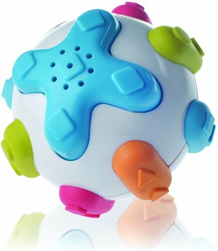 Kidsme Balle souple sons d'animaux (Soft Grip Listen and Learn Ball) 4893014872741