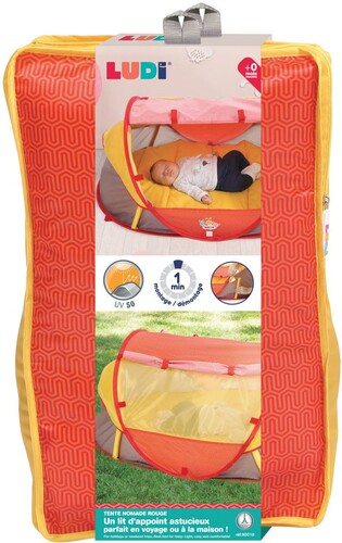 LUDI Tente nomade Rouge 3550833900185
