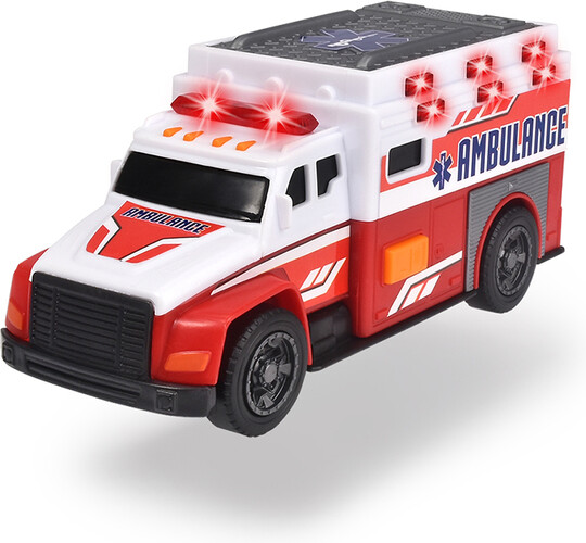 Dickie Toys City Heroes - Ambulance Sons et lumières 15cm 4006333036606