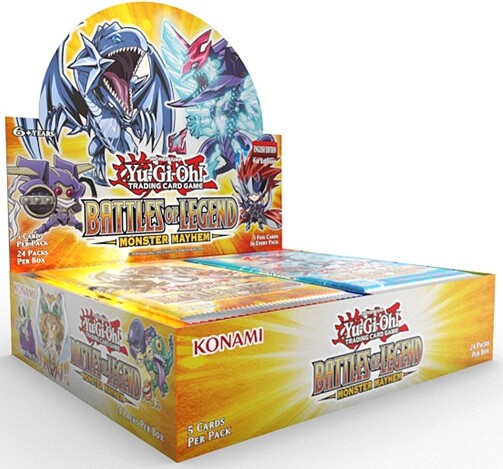 Konami yugioh - battles of legend monster mayhem - booster box 083717867869