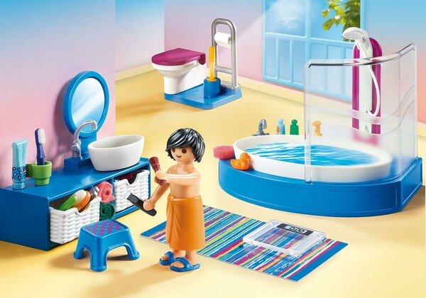 Playmobil Playmobil 70211 Salle de bain avec baignoire 4008789702111