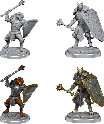 NECA/WizKids LLC Dnd unpainted minis - wave 18 dragonborn clerics 634482905227
