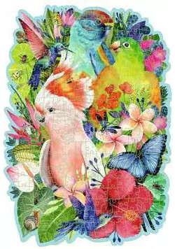 Ravensburger Casse-tête 300 Pièces en bois forme Oiseaux 4005555007609