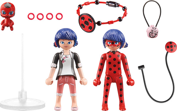 Playmobil Playmobil 71336 Miraculous Marinette et Ladybug 4008789713360