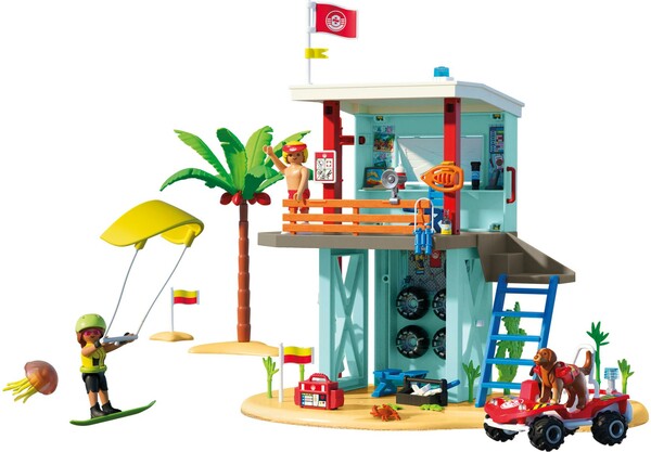 Playmobil Playmobil 71903 Poste de secours et voiturette de plage 4008789719034