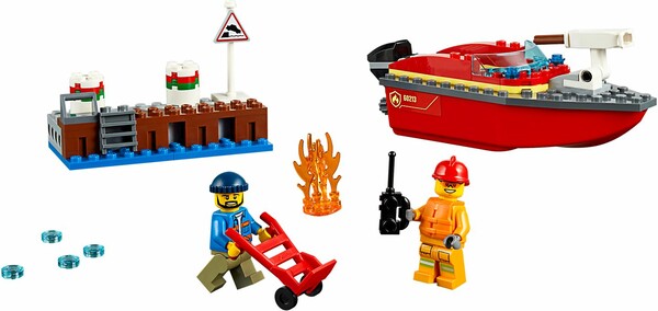 LEGO LEGO 60213 City L'incendie sur le quai 673419303019