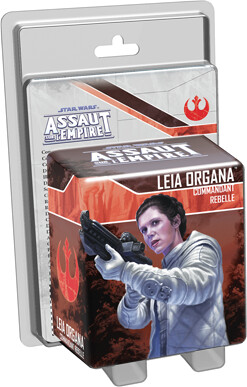 Fantasy Flight Games Star Wars Assaut sur l'Empire (fr) ext Leia Organa, Commandant Rebelle 8435407609136
