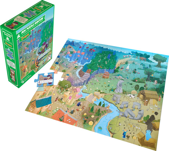 Catch Up Games Mon puzzle aventure / Dragon (FR) 9782492939112