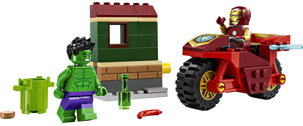 LEGO LEGO 76287 Iron Man avec une moto et Hulk 673419390941