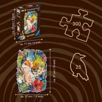 Ravensburger Casse-tête 300 Pièces en bois forme Oiseaux 4005555007609
