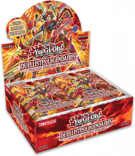 Konami Yugioh - 25th Duellistes Légendaires - Volcan brûleur d'âmes Boite 4012927165010