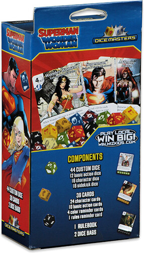 NECA/WizKids LLC Dc Dice Masters Superman & Wonder Woman (en) Starter Set 634482725153