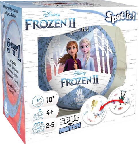 Zygomatic Spot it! / dobble (fr/en) Reine des neiges 2 3558380104131