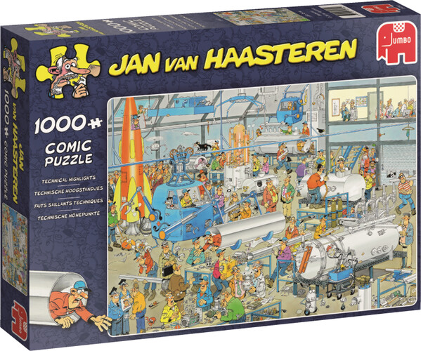 Jumbo Casse-tête 1000 Jan van Haasteren - Faits saillants techniques 8710126190500