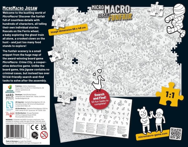 spielwiese Micro Macro Jigsaw - Funfair (en) 832665000817