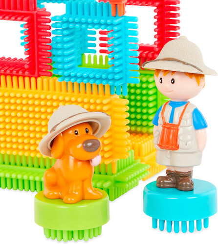 B. Brand bristle blocks - mallette safari 85 pièces 062243254305