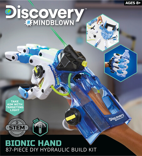 Discovery Kids Discovery - ensemble de construction d'une main de robot hydraulique 843479199109