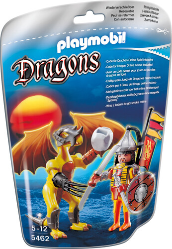 Playmobil Playmobil 5462 Dragon de pierre avec guerrier en sac (fév 2014) 4008789054623