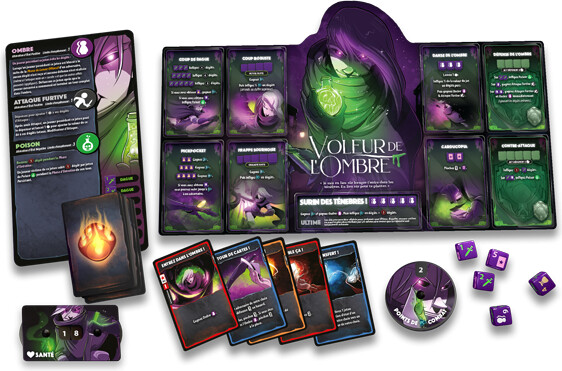 Lucky Duck Games Dice Throne (fr) Saison 1 - 03 Pyromancienne contre Voleur de l'ombre 787790587996