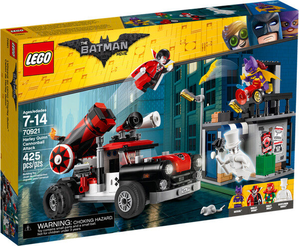 LEGO LEGO 70921 Super-héros L'attaque boulet de canon d'Harley Quinn, LEGO Batman le film 673419279925