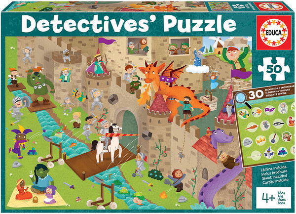 Educa Borras Casse-tête 50 Observation Château 8412668188952