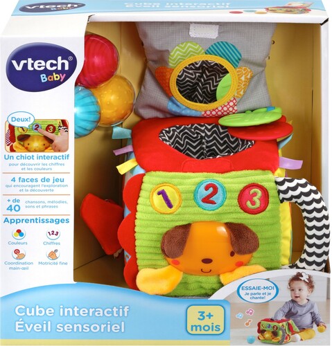 VTech VTech Cube interactif Éveil sensoriel (fr) 3417765282058
