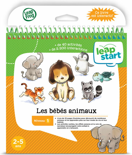 LeapFrog LeapStart - Livre éducatif (Niveau 1) Les bébés animaux (fr) 3417764800024