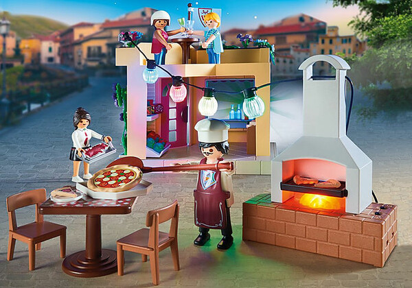 Playmobil Playmobil 70336 Pizzeria avec terrasse (janvier 2021) 4008789703361