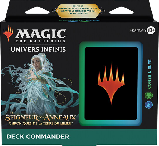 Wizards of the Coast MTG Lord of the Rings Tales of Middle-Earth Commander Deck Riders of Rohan (francais) *