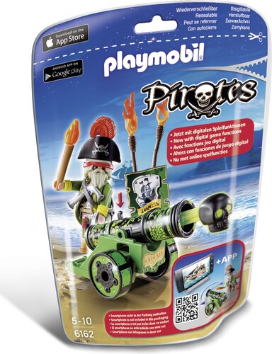 Playmobil Playmobil 6162 Pirate avec canon vert en sac (mars 2016) 4008789061621