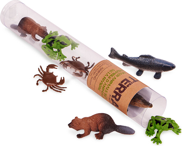 Terra terra - tube 8 pcs animaux de rivière 8-12 en tube 062243499454